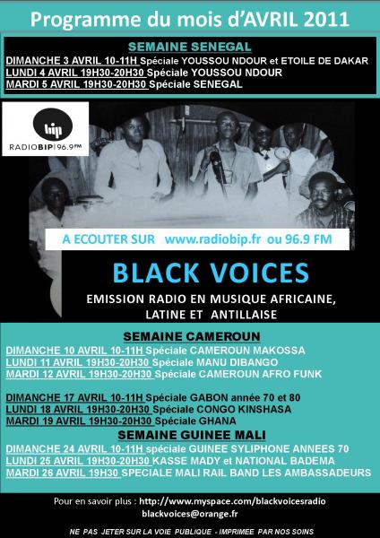 Le programme de Black Voices