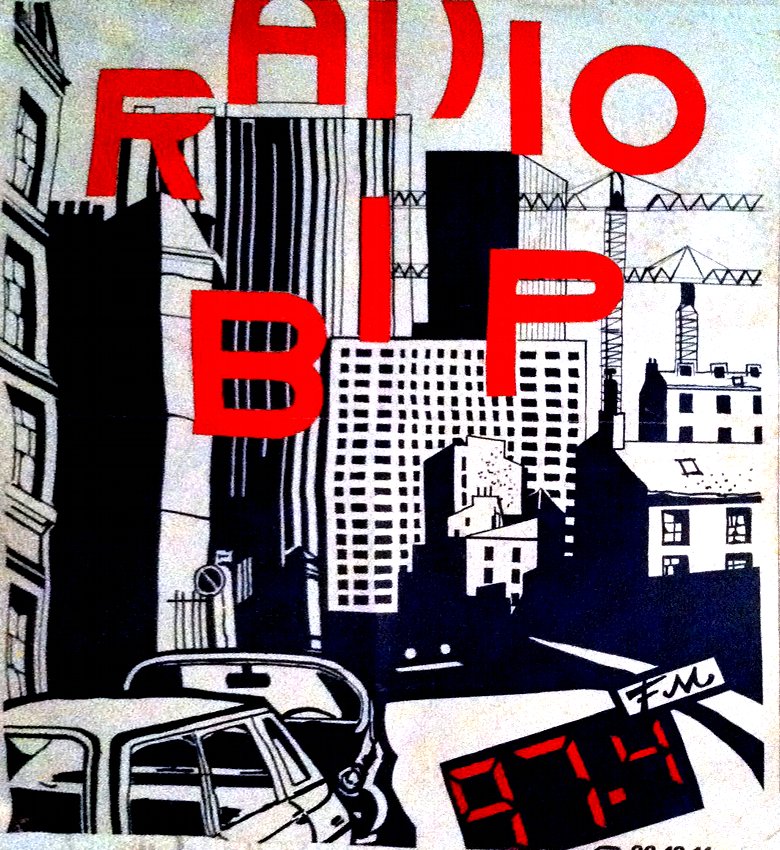 Affiche Radio Bip 1984
