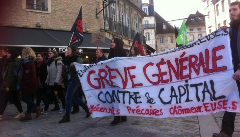 Manifestation du 9 mars à Besançon (audio)