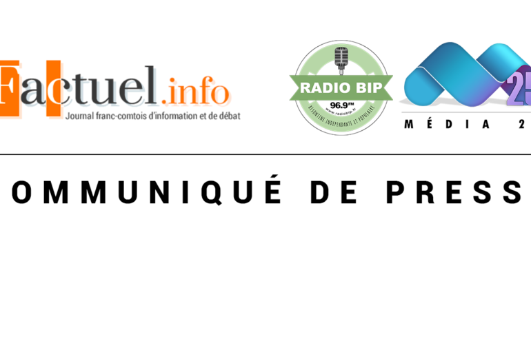 Communiqué : Factuel.info et Radio BIP/Média25 ne se laisseront pas intimider