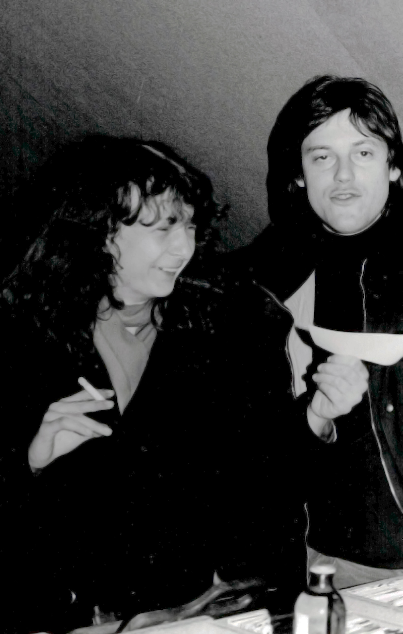 Christine Relange avec Philipe Edme en 1987