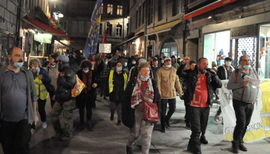 Besançon : 150 manifestants « pour les libertés publiques. »