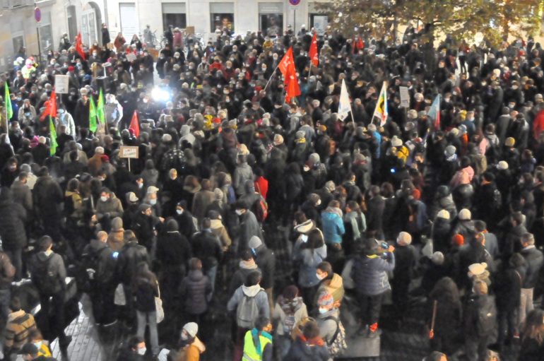 1 000 à 1 500 manifestants contre la loi « sécurité globale » à Besançon