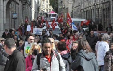 Besançon : les principaux syndicats dans la rue