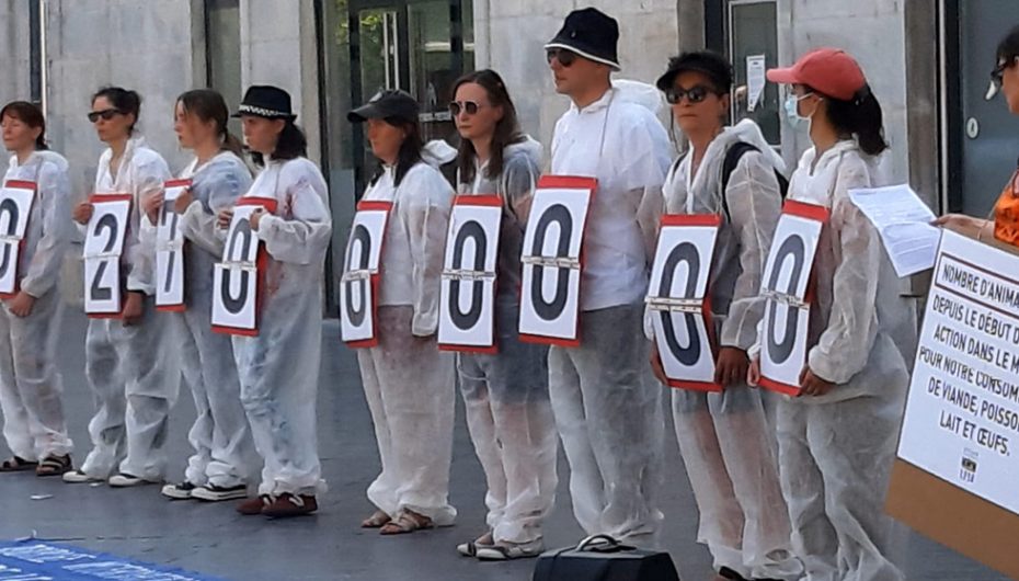 Journée mondiale de lutte contre le spécisme : Mobilisation à Besançon