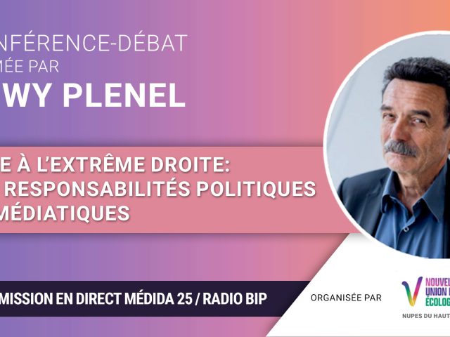 [Vidéo] Edwy Plenel : Conférence-débat « Face à L’extrême Droite : Les ...