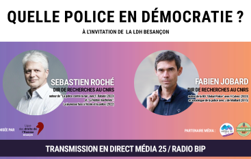 [Vidéo] Conférence-débat – « Quelle police en démocratie »