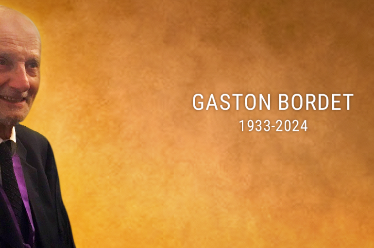 Communiqué : Disparition de Gaston Bordet