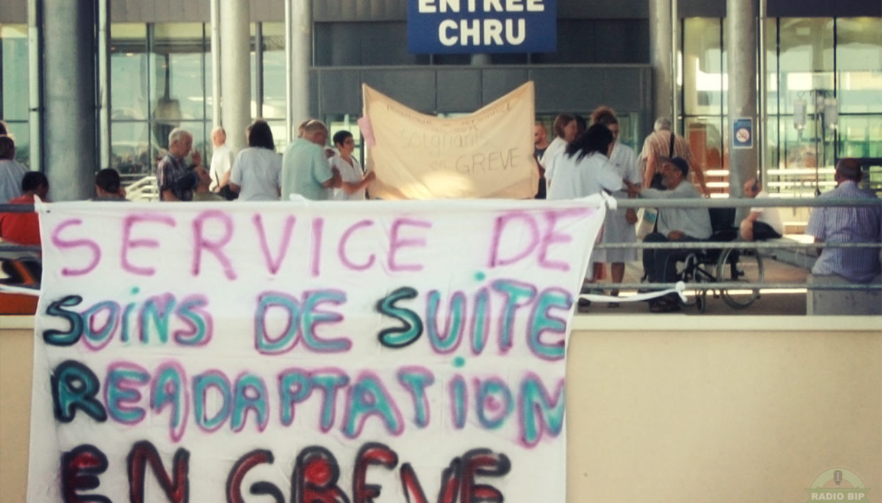 Grève du service des Soins de Suite et de Réadaptation au CHU Besançon