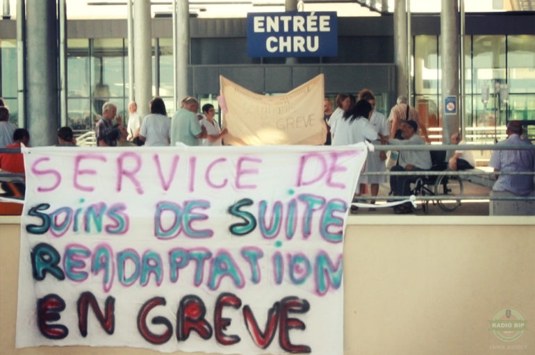 Grève du service des Soins de Suite et de Réadaptation au CHU Besançon