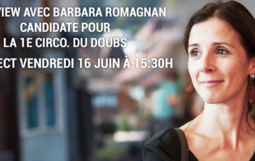 Vendredi 16 Juin: Interview en direct avec Barbara Romagnan