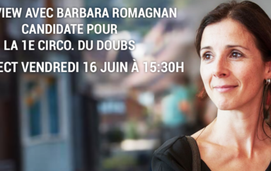 Vendredi 16 Juin: Interview en direct avec Barbara Romagnan