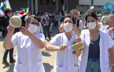 Vidéo: Des moyens pour l’hôpital et colère contre « Le Ségur de la Santé » à Besançon