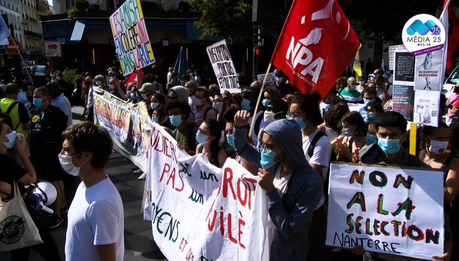 Vidéo: Paris, 17 sept – journée de mobilisation contre les mesures du gouvernement