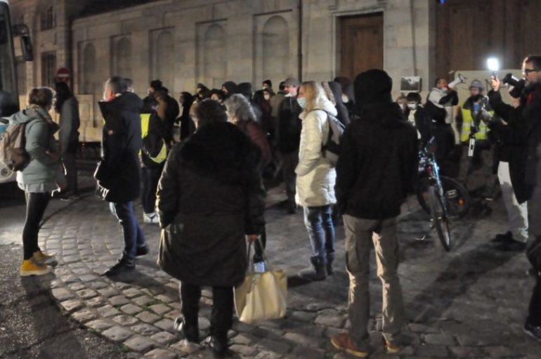 Loi  « sécurité globale » : une centaine de manifestants à Besançon