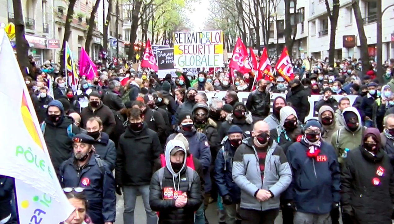 Samedi 30 janvier, Manifestation contre la loi Sécurité Globale à Besançon