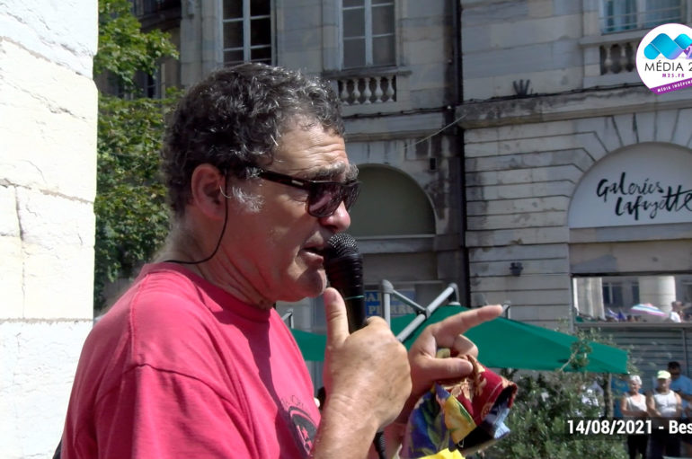Le discours qui dénonce les néonazis dans la manifestation à Besançon devient viral