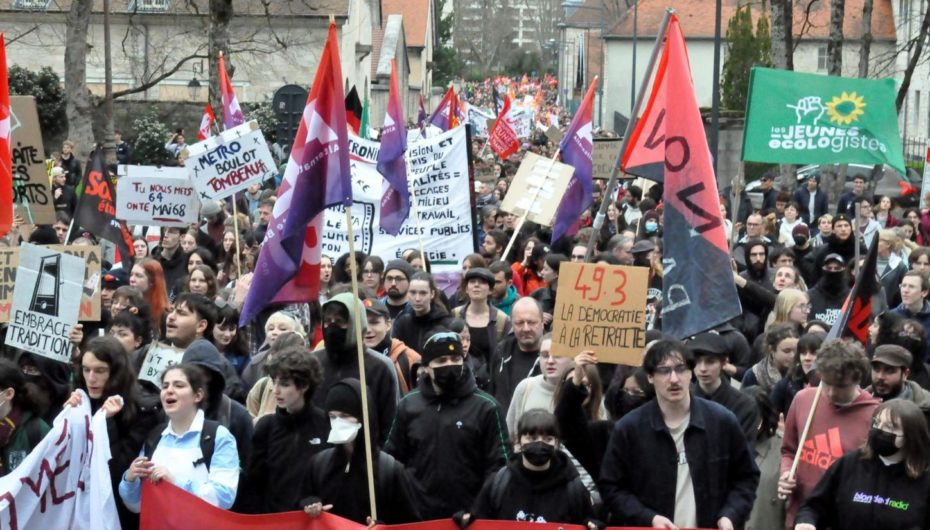Besançon : le 23 mars 2023, un tournant contestataire et répressif