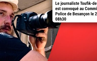 Toufik de Planoise, journaliste en mission pour Radio BIP, convoqué par la police