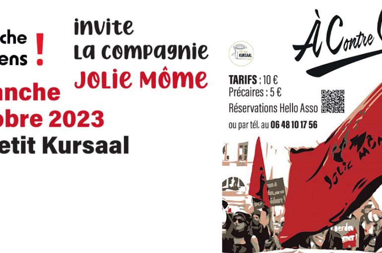 La compagnie Jolie Môme se produit à Besançon