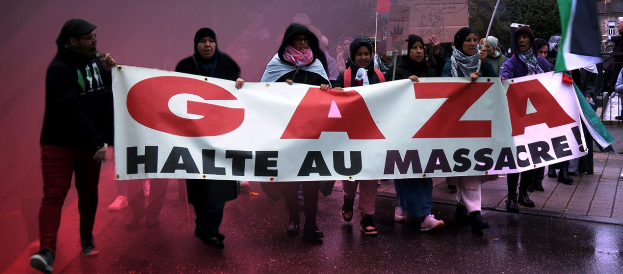 [Vidéo] Marche contre la guerre à Gaza – 4 Novembre Besançon